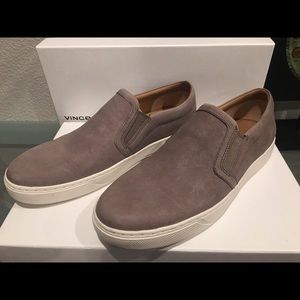 Vince Barron suede slip-on sneakers
